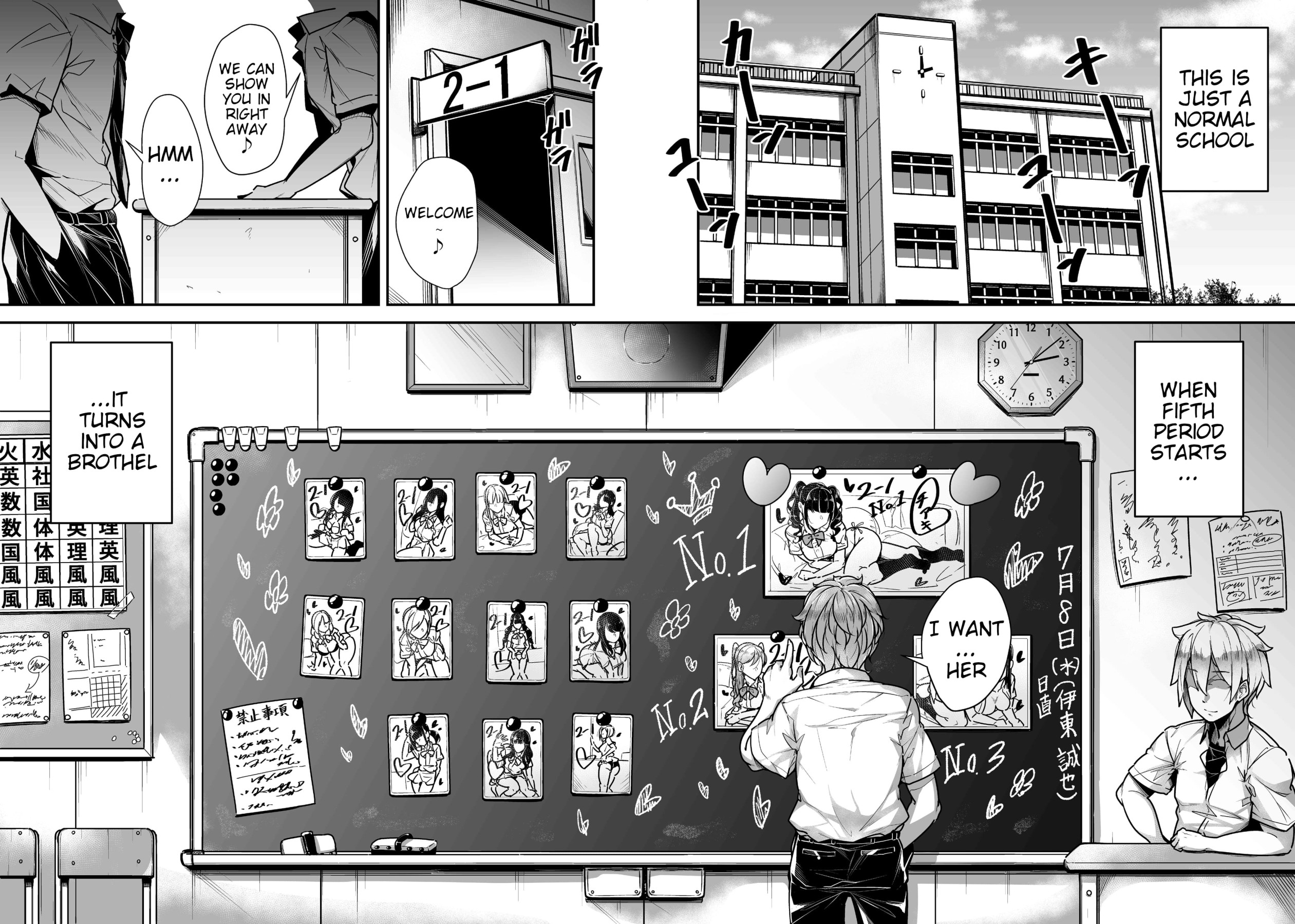 hentai manga Learning Language, Math, Science, And Sex
